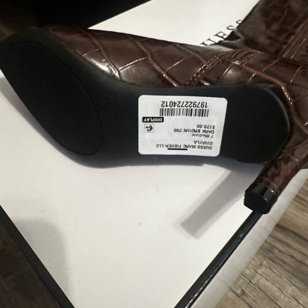 Guess snakeskin boots